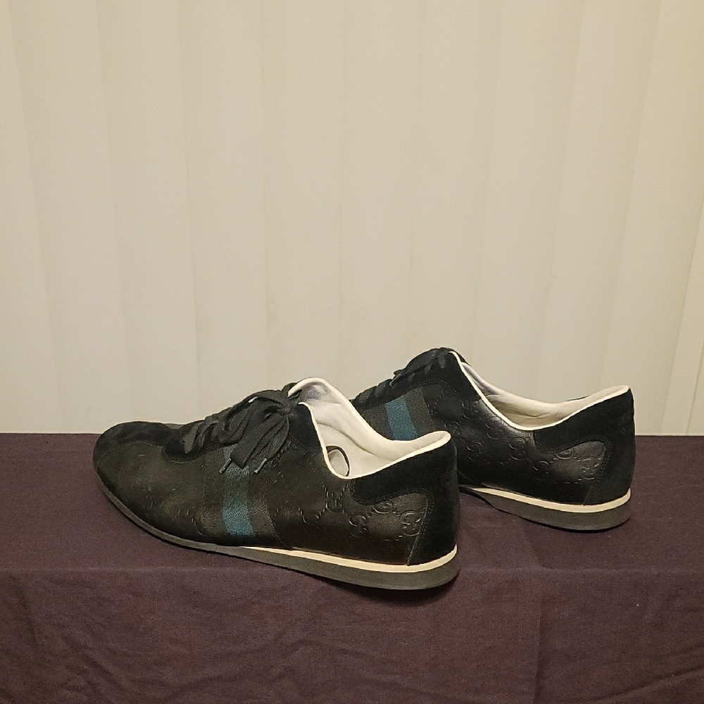 Gucci Black Suede Sneakers - Picture 6 of 7